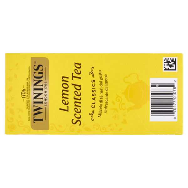 Twinings Lemon Scented Tea Tè Nero 25 filtri The 50 g