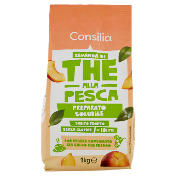 Consilia Preparato Solubile per Bevanda di The alla Pesca 1 kg