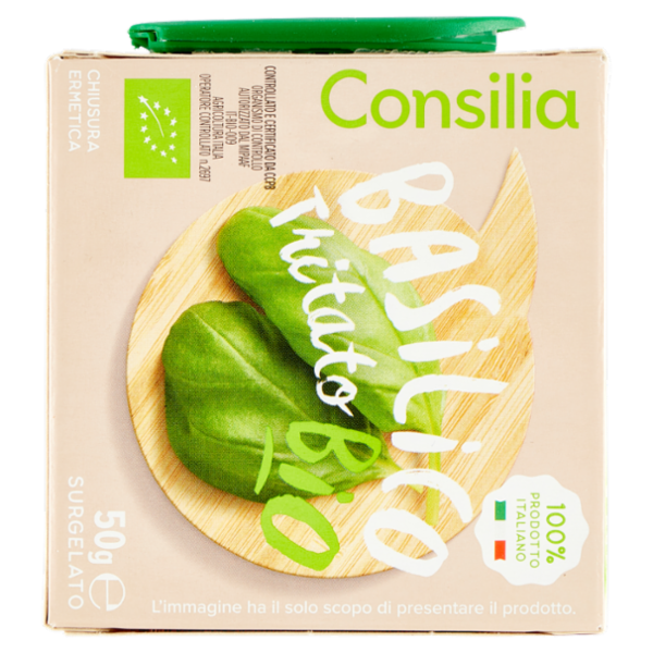 Consilia Basilico Tritato Surgelato Biologico 50 g