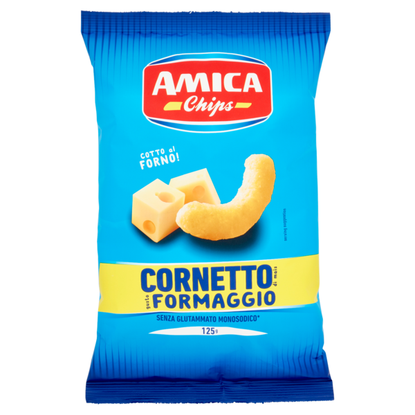 Amica Chips Cornetto di mais gusto Formaggio 125 g