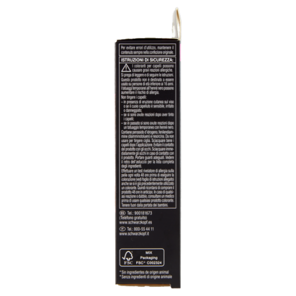 Schwarzkopf Brow Tint Castano Chiaro Colorazione Permanente per Sopracciglia