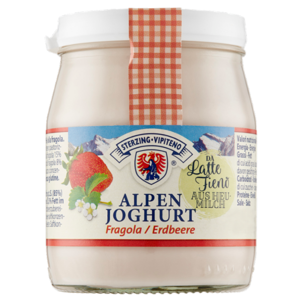 Sterzing Vipiteno Alpenjoghurt Fragola da Latte Fieno 150 g