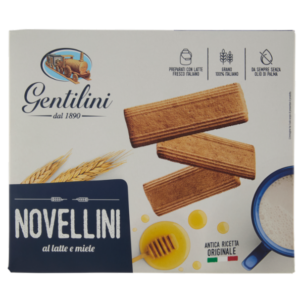 Gentilini Novellini al latte e miele 2 x 250 g