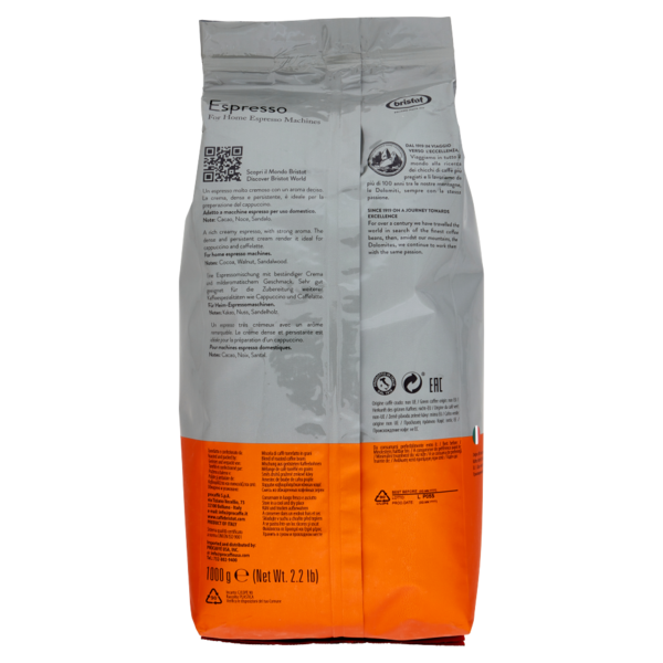 bristot Espresso Caffè in Grani 1000 g