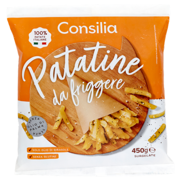 Consilia Patatine da Friggere Surgelate 450 g