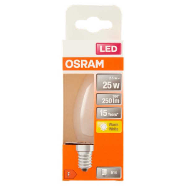 Osram Led Classic B 25 Warm White 2.5 W E14