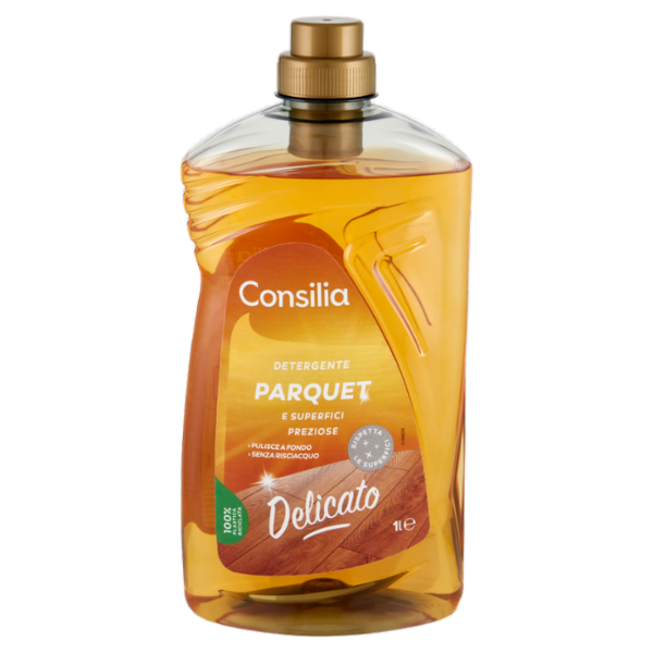 Consilia Detergente per Pavimenti Parquet e Superfici Preziose Delicato 1 L