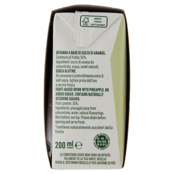 Zuegg Skipper Ananas Senza zuccheri aggiunti* 3 x 200 ml