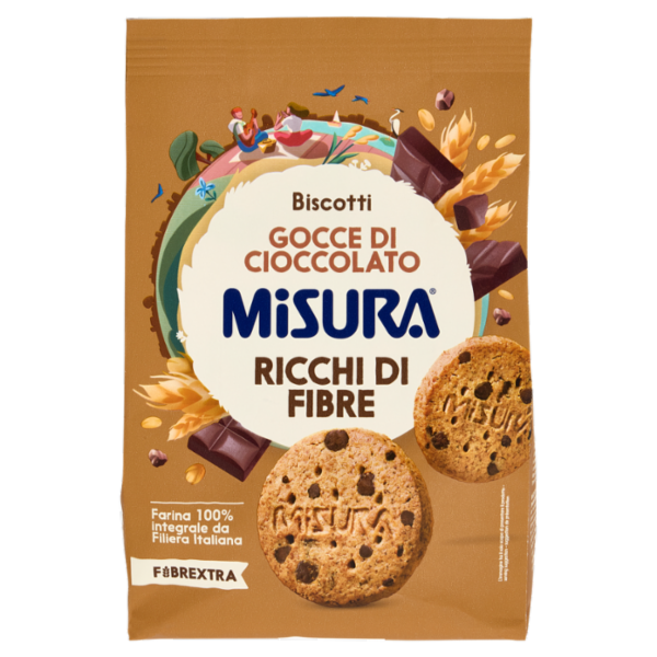 Misura Fibrextra Biscotti Gocce di Cioccolato 290 g