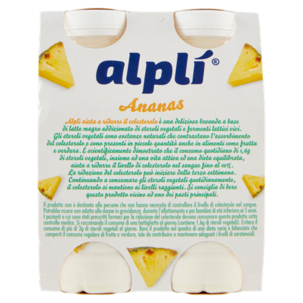 alplí Aiuta a Ridurre il Colesterolo Ananas 4 x 100 g