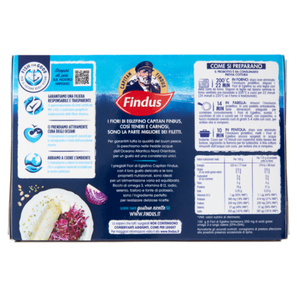 Capitan Findus 2 Fiori di Eglefino 230 g