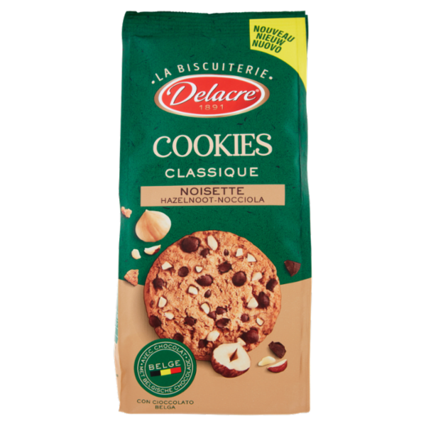 Delacre Cookies Classique Noisette Hazelnoot-Nocciola 136 g