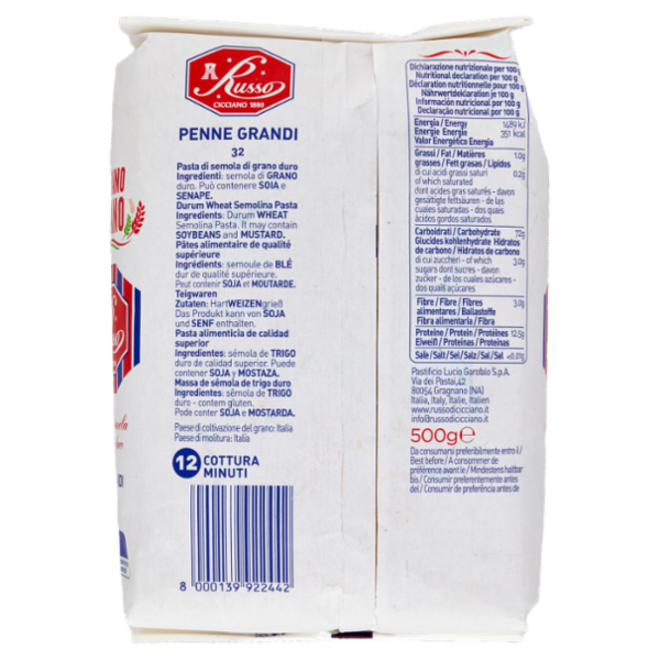 Russo Penne Grandi 32 500 g