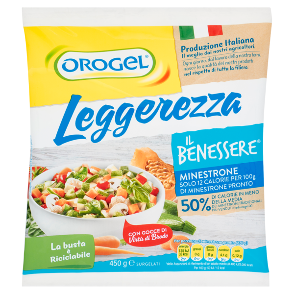 Orogel Il Benessere Leggerezza Minestrone Surgelati 450 g