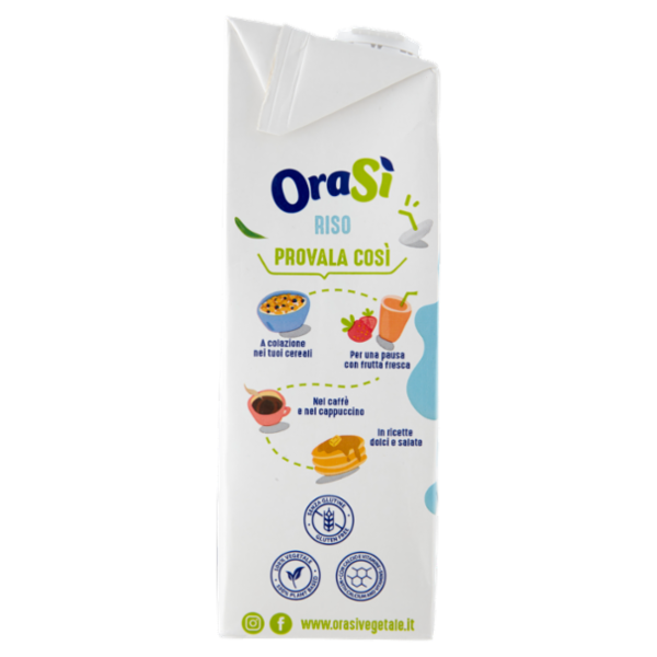 OraSì Riso Senza Zuccheri Aggiunti* 1 L