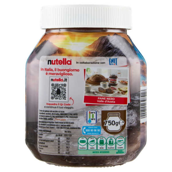 nutella 750 g