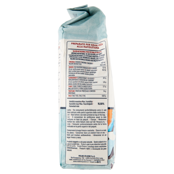 Molino Spadoni Preparato per Gran Pizza alla Napoletana 1018 g