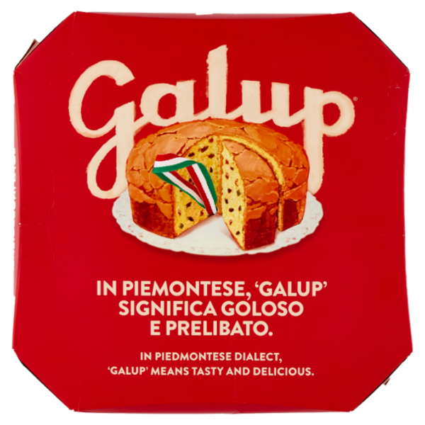 Galup il Panettone Goloso con Glassa alle Nocciole 1000 g