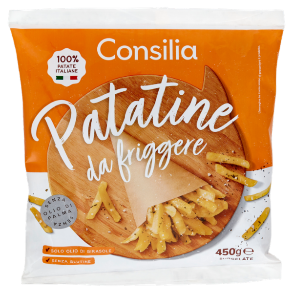 Consilia Patatine da Friggere Surgelate 450 g