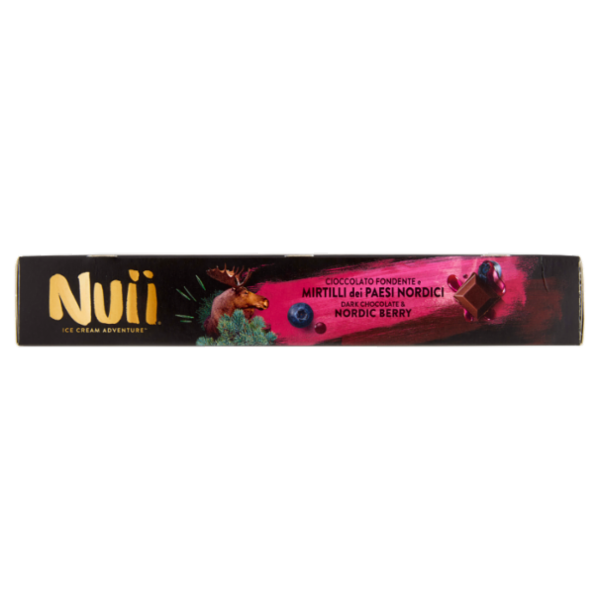 NUII Cioccolato Fondente e Mirtilli dei Paesi Nordici 4x66g