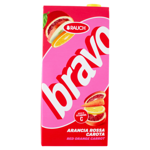 Rauch bravo Arancia Rossa Carota 2 L