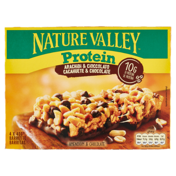 Nature Valley Protein Arachidi & Cioccolato 4 x 40 g