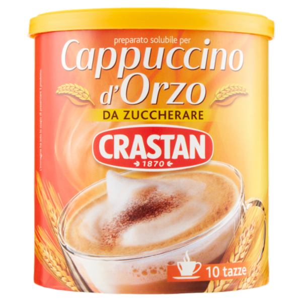 Crastan preparato solubile per Cappuccino d'Orzo da Zuccherare 150 g