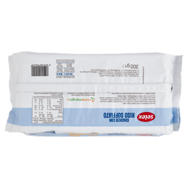 Selex Vivi Bene Cracker con Riso Soffiato 10x30 g