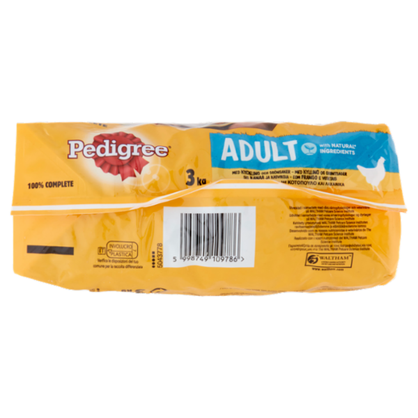 Pedigree Adult con Pollo e Verdure 3 kg