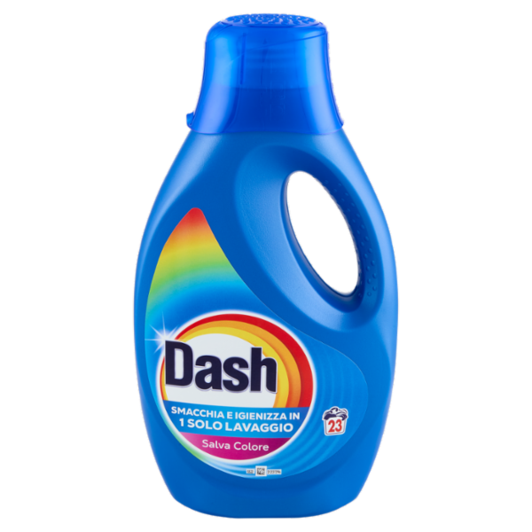 Dash Detersivo Liquido Lavatrice, Salva Colore, 23 Lavaggi 1035 ml