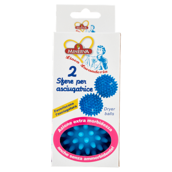 Minerva Linea Lavanderia 2 Sfere per asciugatrice