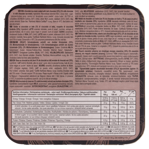 Magnum mini Collection Intense Dark 6 Gelati 264 g