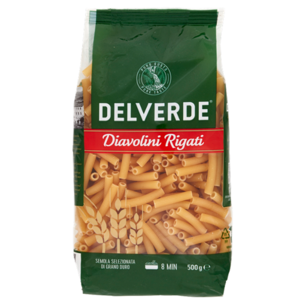Delverde N°124 Diavolini Rigati 500 g