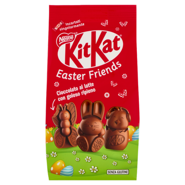 KITKAT Easter Friends Personaggi Pasquali di Cioccolato al Latte Sacchetto 147g