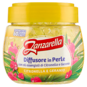 Zanzarella Diffusore In Perle Citronella e Geranio 170 g