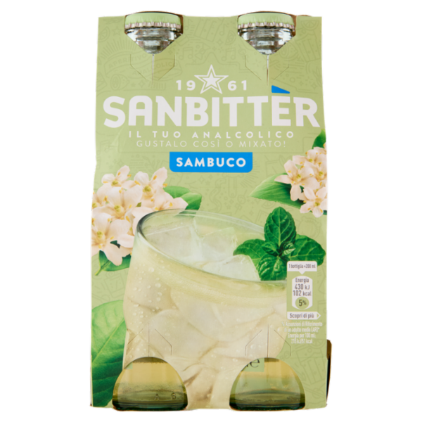 Sanbittèr Sambuco 20cl x4