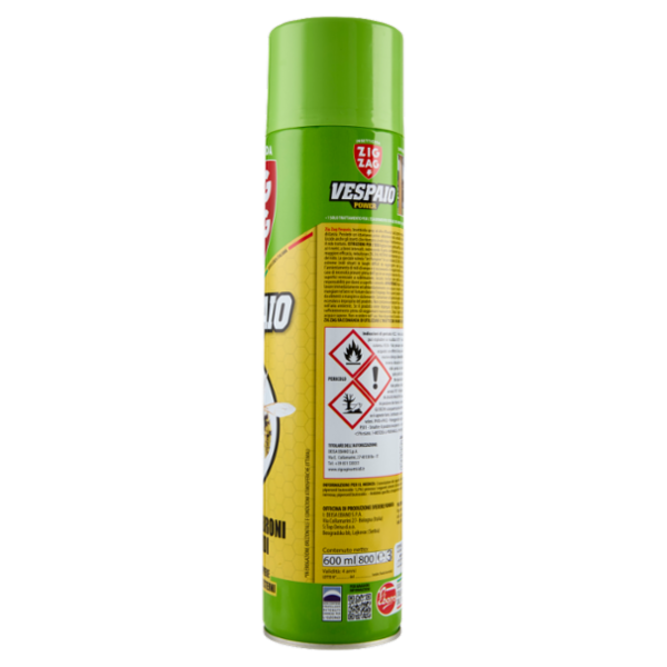 Zig Zag Insetticida Vespaio Power 600 ml