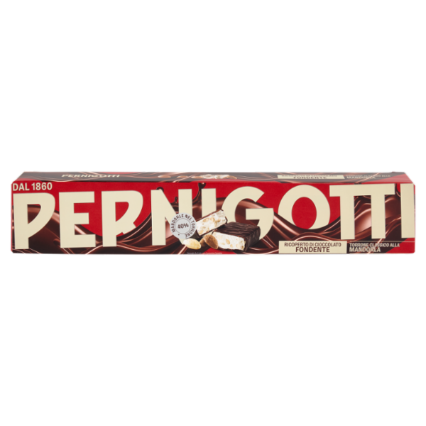 Pernigotti Ricoperto di Cioccolato Fondente Torrone Classico alla Mandorla 235 g
