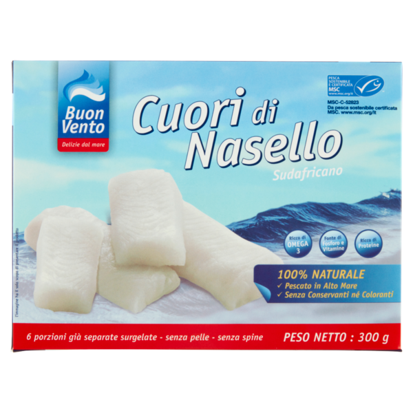 Buon Vento Cuori di Nasello Sudafricano 300 g