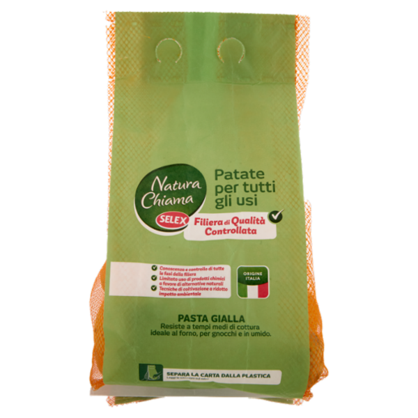 Selex Natura Chiama Patate per Tutti gli Usi Pasta Gialla 1,5 kg