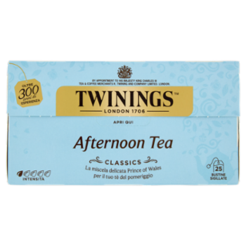 Twinings Afternoon Tea Tè Nero Classico 25 Filtri The 50 g