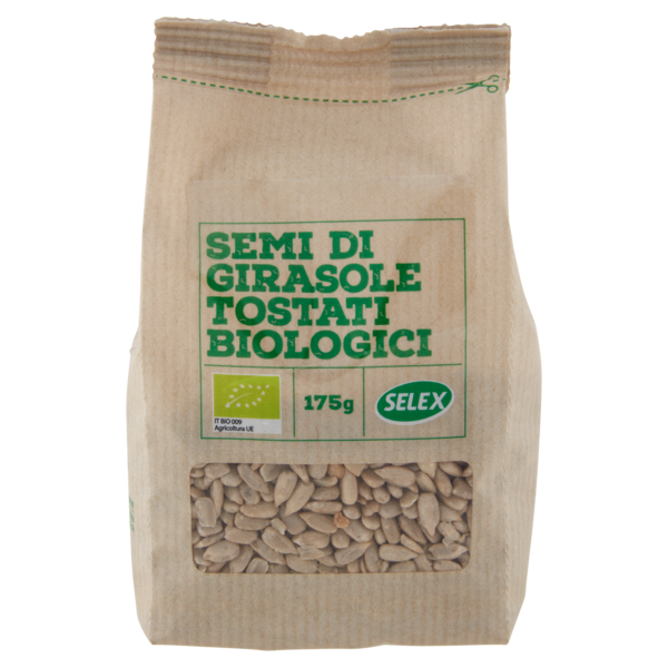 Selex Semi di Girasole Decorticati Tostati Biologici 175 g