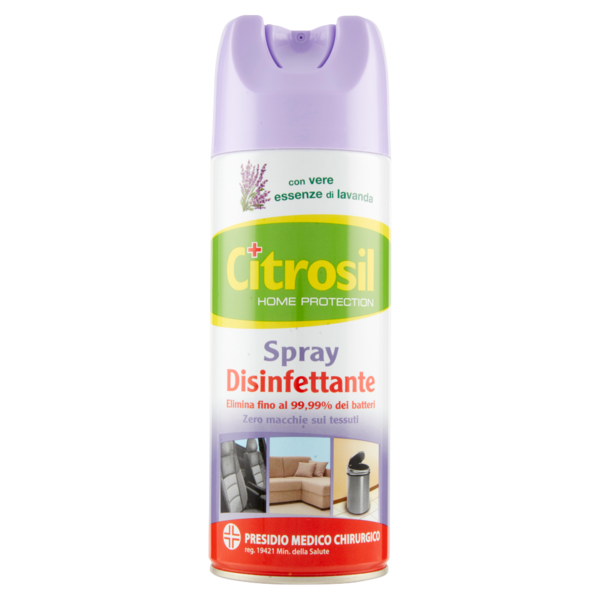 Citrosil Home Protection - Spray Disinfettante con essenze di lavanda, 300 ml