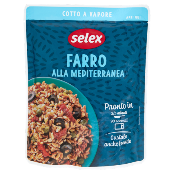 Selex Cereali Cotti a Vapore Farro alla Mediterranea 220 g