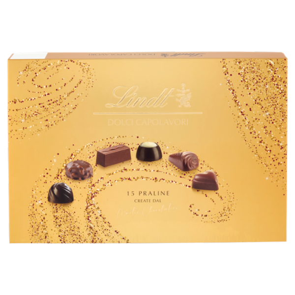 Lindt Dolci Capolavori Cioccolatini assortiti Scatola regalo 143 g
