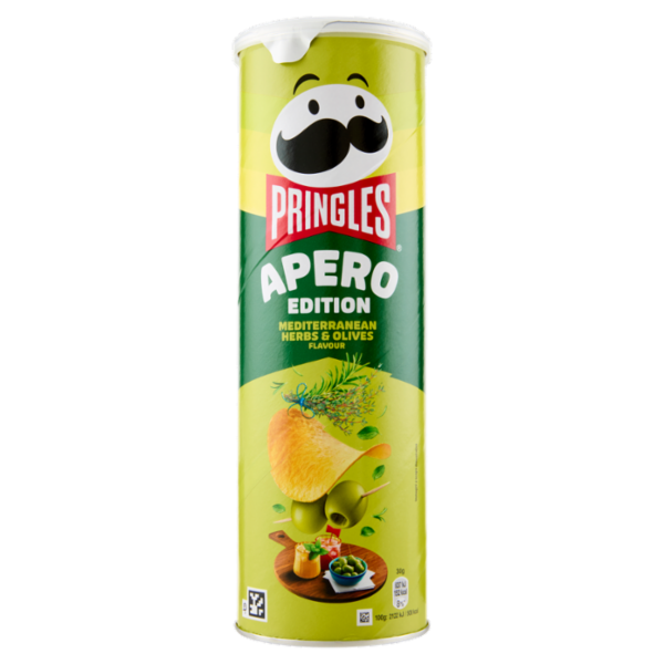 Pringles Apero Edition Mediterranean Herbs & Olives Flavour 175 g