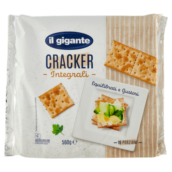 IL GIGANTE Cracker Integrali 16 x 35 g