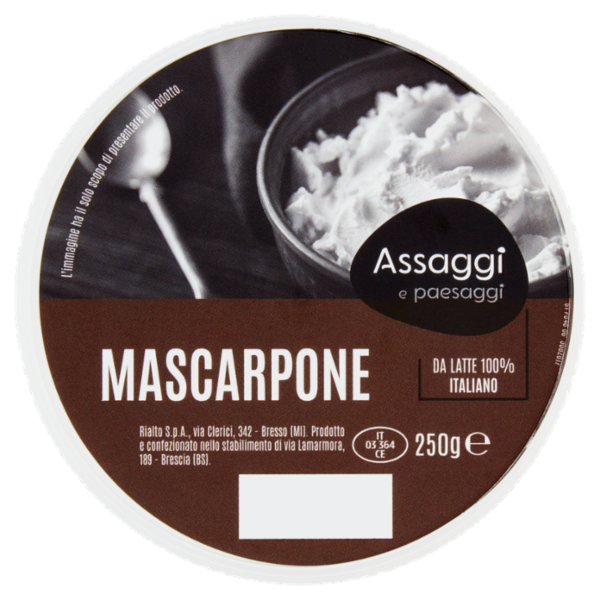 Assaggi e paesaggi Mascarpone 250 g