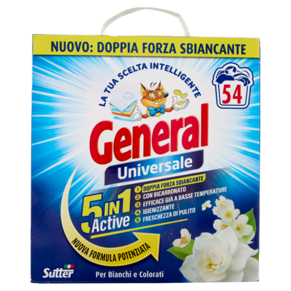 General Universale 5in1 Active per Bianchi e Colorati 2,43 kg