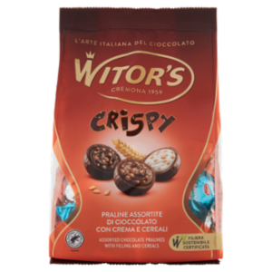Witor's Crispy Praline Assortite Di Cioccolato Con Crema e Cereali 250 g